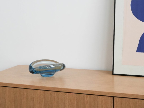 Image 1 of Glazen schaal, Deens ontwerp, jaren 60, fabrikant: Holmegaard, ontwerper: Per Lütken