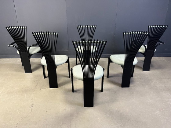 Image 1 of Totem chairs by Torstein Nilsen for Westnofa, 1980s set of 6