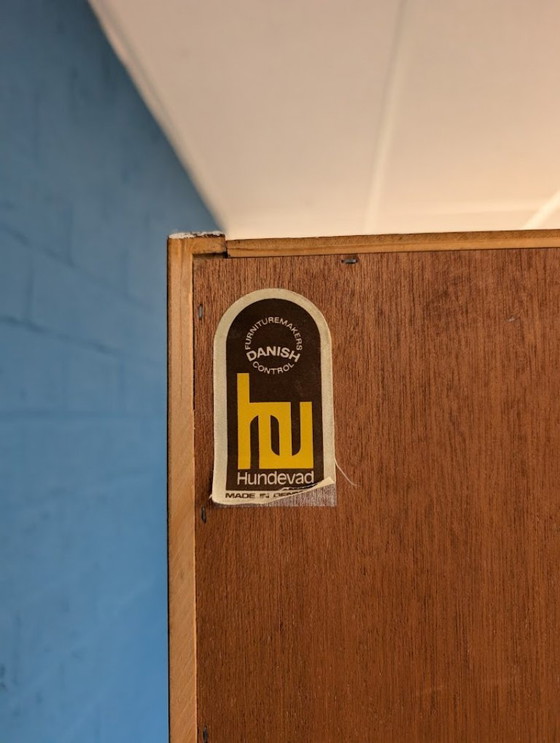 Image 1 of Vintage display cabinet from the 1960s, Danish design, Hundevad