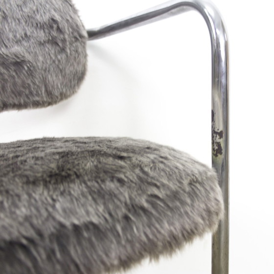 Image 1 of Chaise vintage en faux cuir, Espagne, 1970