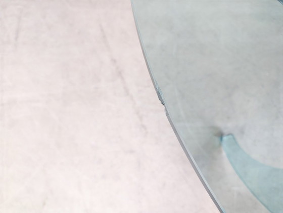 Image 1 of Tavolino da caffè di metà secolo Ronald Schmitt Knut Hesterberg in vetro