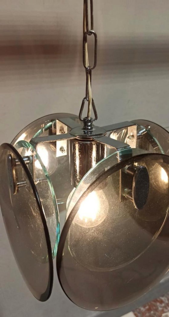 Image 1 of Lampada a sospensione italiana vintage Veca