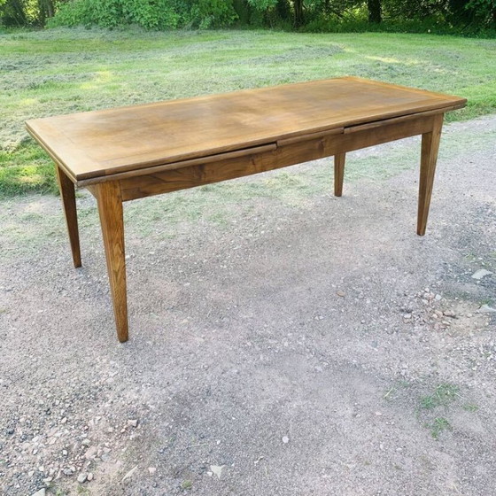 Image 1 of Antique Extendable Farm Table