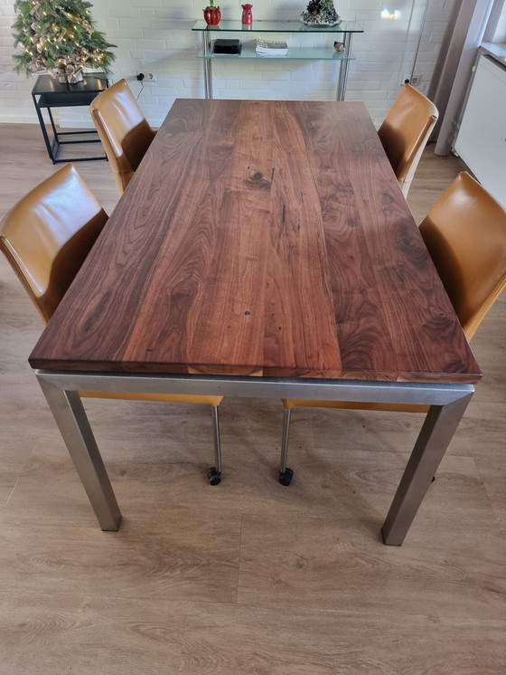 Image 1 of Essbereich mit 4 Ledersesseln