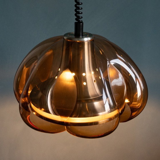 Image 1 of Vintage Herda Flower Space Age Hanglamp