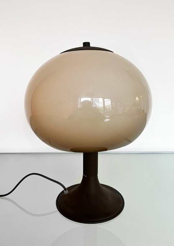 Image 1 of Vintage 70s Herda space age Mushroom table lamp