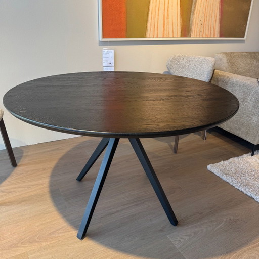 Tablet - Black Round - 120 cm – Woood, eettafels, Wood