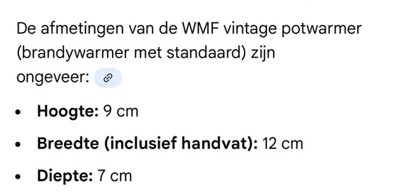 Image 1 of Scalda pentole vintage WMF