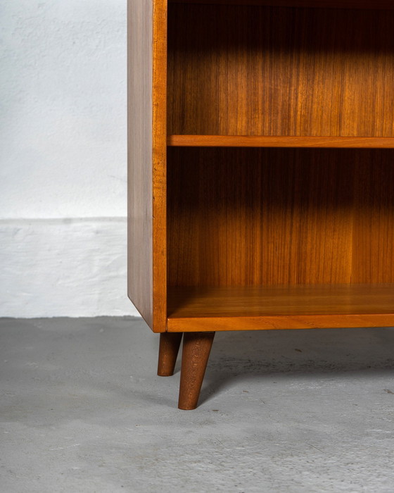 Image 1 of Mid Century Shelving Unit Or Bookcase Made Of Solid Teak