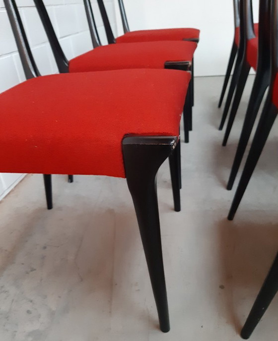 Image 1 of Eetkamerstoelen Alfred Hendrickx 1950s