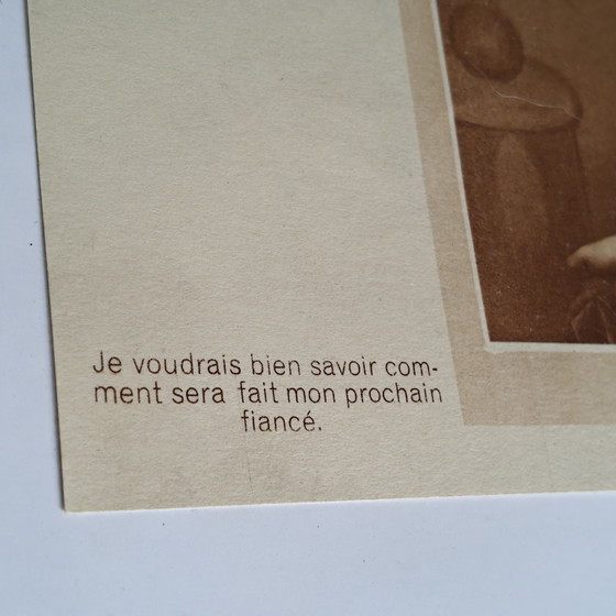 Image 1 of Originele Art Deco naaktfoto van J. Mandel uit Parijs – authentieke tijdschriftpagina – ingelijst – 32 × 26 cm