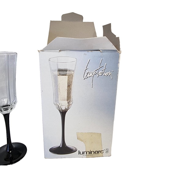 Image 1 of Vintage Luminarc Champagne Glazen