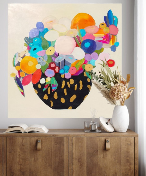 "No.11" 100x100cm – Joart, Objets d'art, Canvas (photo 2 of 15)