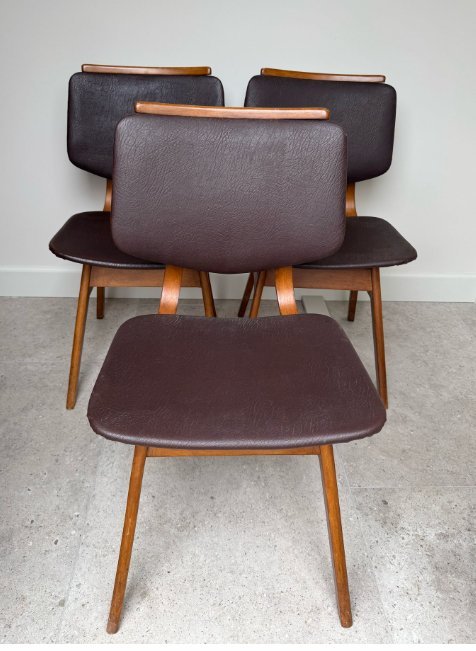 Image 1 of 3 sedie Pastoe, metà secolo/scandinave/anni '60