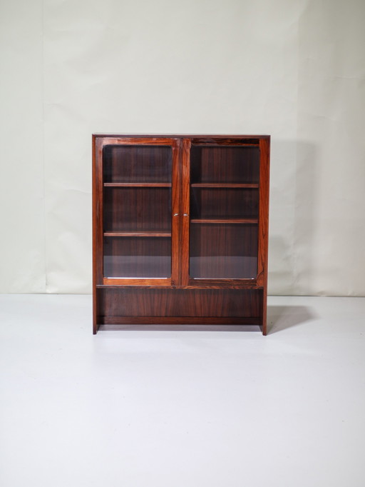 Display case Brouer Rosewood Danish Vintage