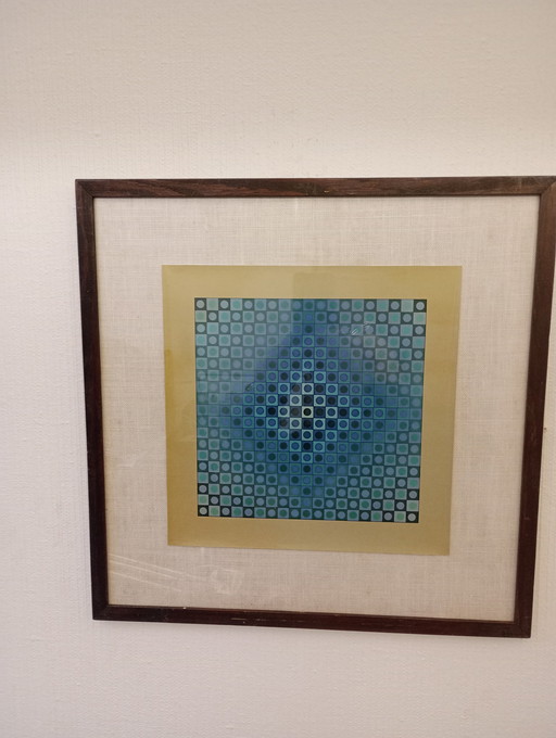 Viktor Vasarely foto litho