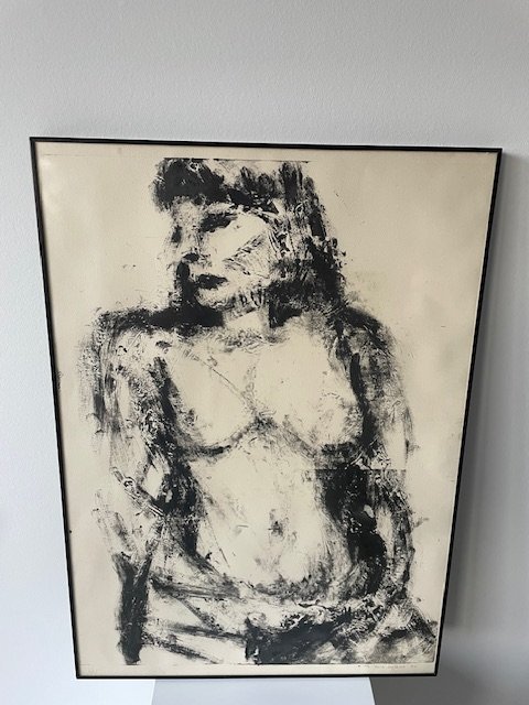 Image 1 of Nick Seijkens - Portrait nu (1982) - Lithographie originale