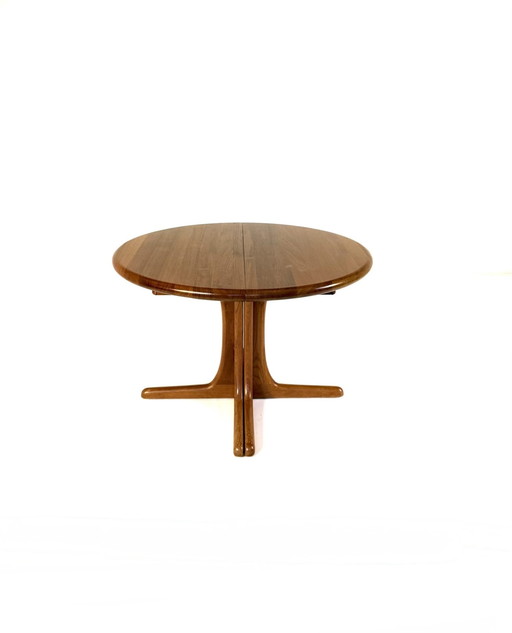 Table de salle à manger extensible vintage danoise, Juul Kristensen '70