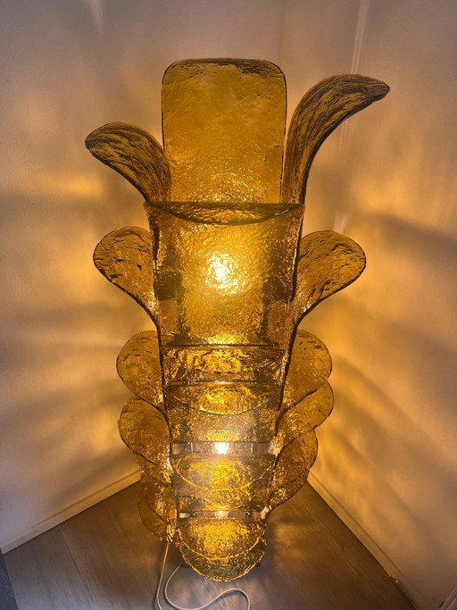 Lampadaire Cactus Carlo Nason – vloerlampen, Metal, Murano Glass