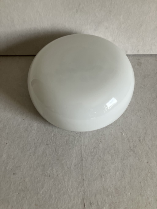Gispen vintage ceiling lamp or ceiling light with opaline glass