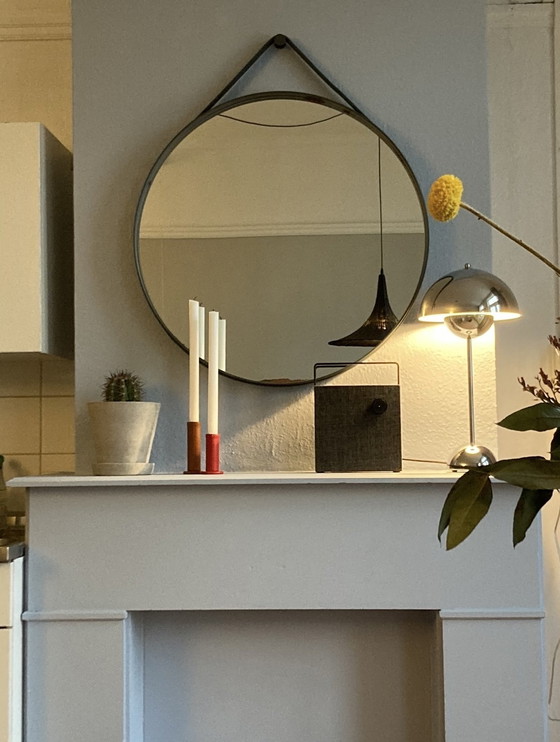 Image 1 of HAY Strap Mirror 70cm gray