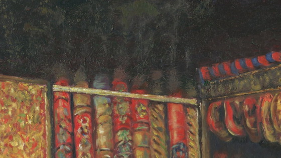 Image 1 of Beautiful Painting – Á Simarro – "The Slipper Seller"