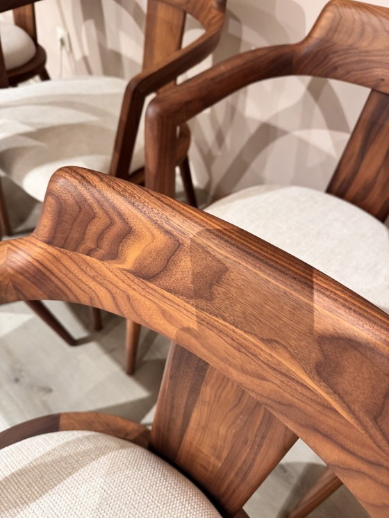 Image 1 of Juego de 6 sillas Tilly de Porada en nogal