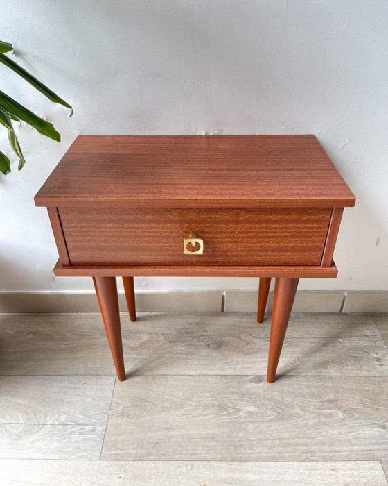Table de Chevet Vintage Années 50 – Mobilier de jardin, Brass (photo 7 of 10)
