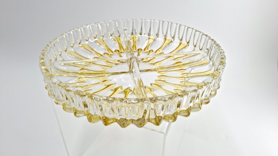 Image 1 of Servierschale aus Glas der Walther Glasfabrik – Deutschland 1960