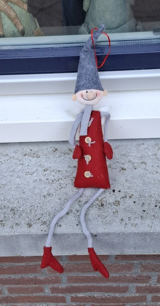 Muñeco elfo de Navidad decorativo hecho a mano.🎄 – Objetos decorativos, Algodón (photo 11 of 11)