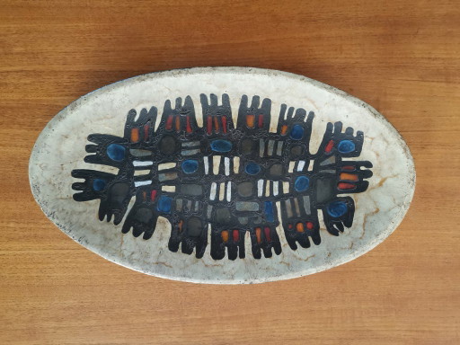 Imposante Keramische Schaal - Atelier Perignem – schalen, Ceramic