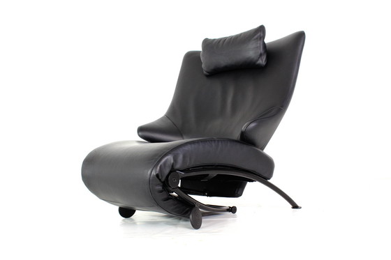 Image 1 of WK Wohnen Multi-Functional Relax Chair / Relax Armchair "Solo" by Prof. Heiliger in Premium Leather