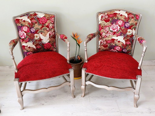 Pair of Louis XVI armchairs
