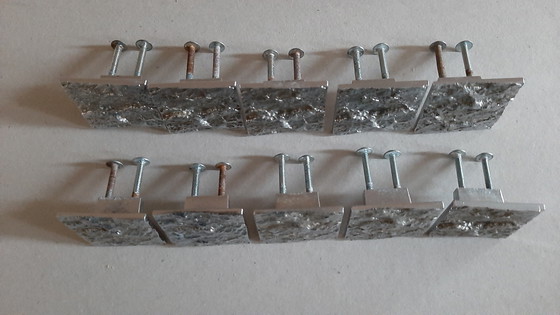 Image 1 of Pomelli brutalisti (10) per armadi o cassetti