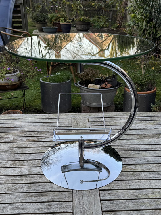 Image 1 of Tavolino KOKOON | 🇩🇪 Anni '80 | Un elemento d'arredo senza tempo in cromo e vetro