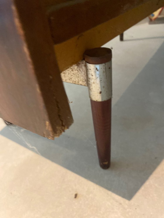 Image 1 of Credenza/mobile bar di metà secolo con meandro greco – ca. 1960