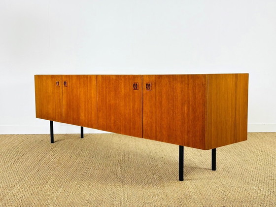 Image 1 of Minimalist Scandinavian teak sideboard, 1960