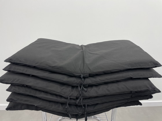 Image 1 of Set of 6 vintage wire steel chairs