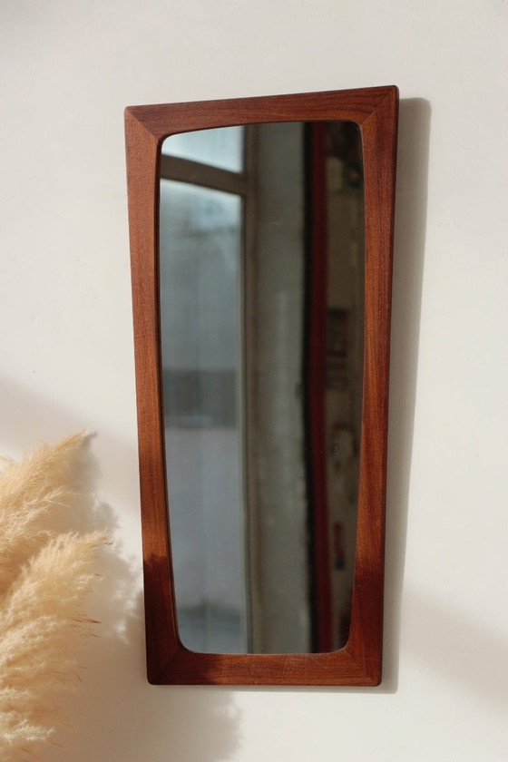 Image 1 of Rectangular teak mirror - Vintage - 03.05.24.02