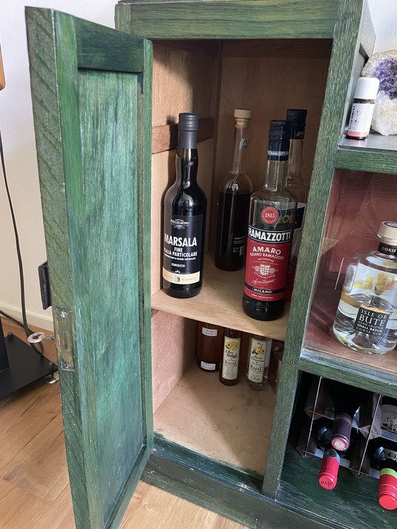 Image 1 of Vintage theekastje Amsterdamse School