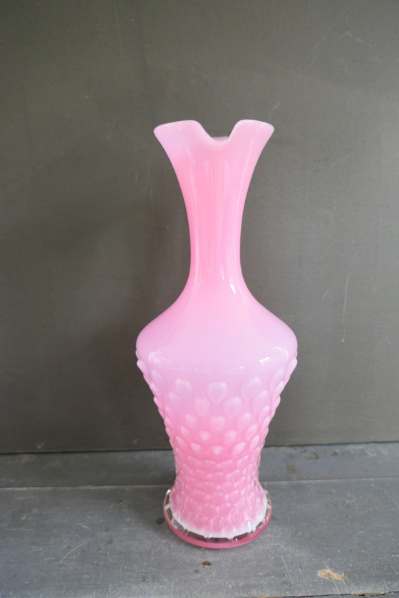 Image 1 of Vintage Stelvia Opaline Fiorentina Vase