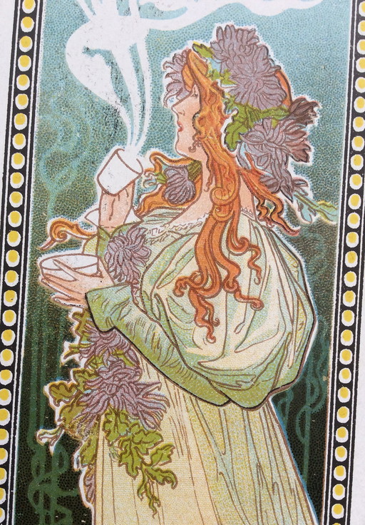 Henri Privat-Livemont - Of Wooden Cocoa Original Mini Poster Lithograph