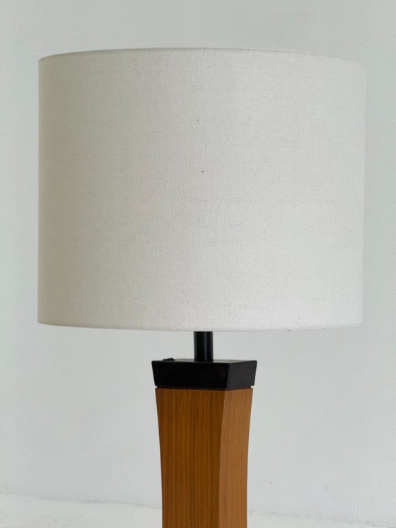 Italian Mid Century teak table lamp – Wood, Metal (photo 4 of 16)