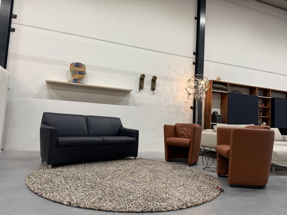 Image 1 of 2 Leolux Suva Fauteuils Wapiti Hawk leer 