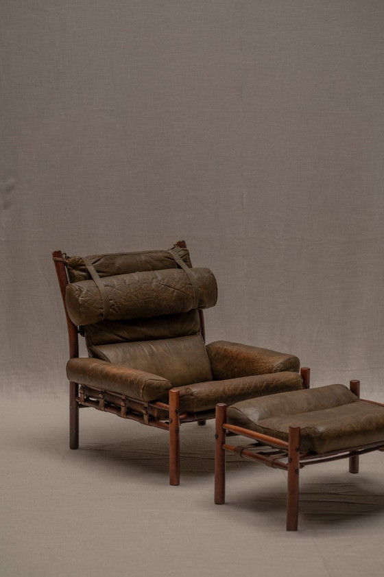 Image 1 of 'Inca' Sessel-Set von Arne Norell, 1960er Jahre