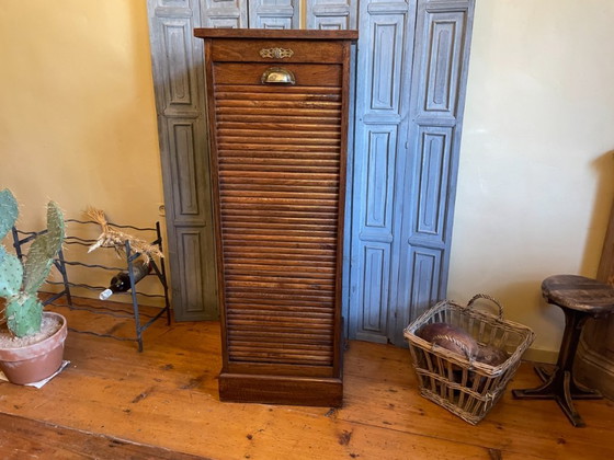 Image 1 of Rollladenschrank, Archivschrank, Musikschrank, Französisch