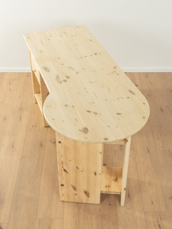 Image 1 of Solid wood Storage Desk from the 1980s