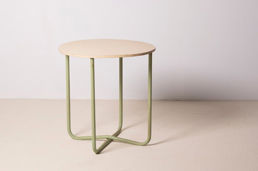 Tavolino vintage pastello Bauhaus, anni '30