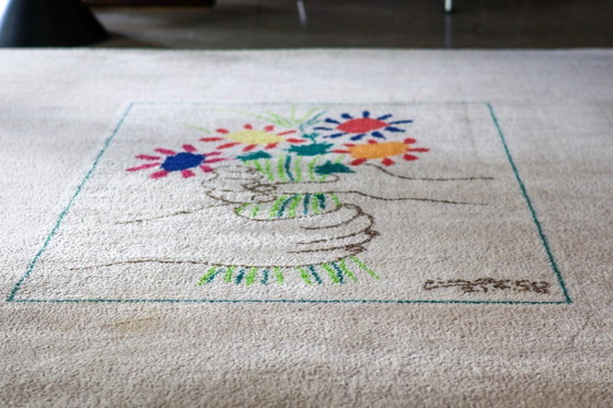 Image 1 of ALFOMBRA DESSO TAPIZ PICASSO LE BOUQUET PARIS EDICIÓN 1958/1997