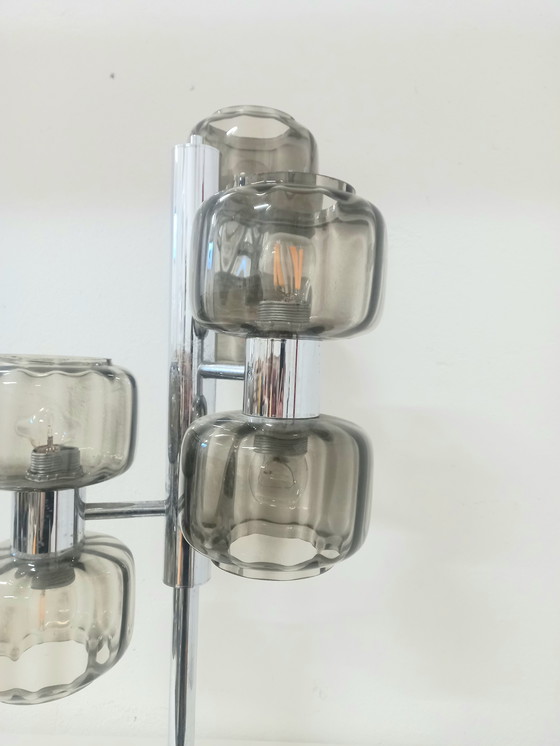 Image 1 of Lampada da Tavolo a 6 Luci Produzione Lemag Svizzera Anni '70
